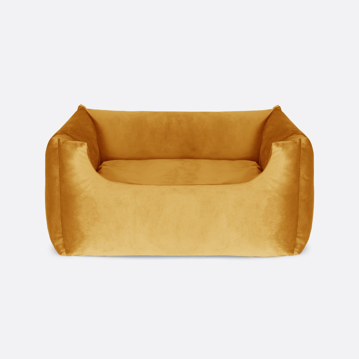 Poltroncina classica Sfoderabile | Velluto Ocra