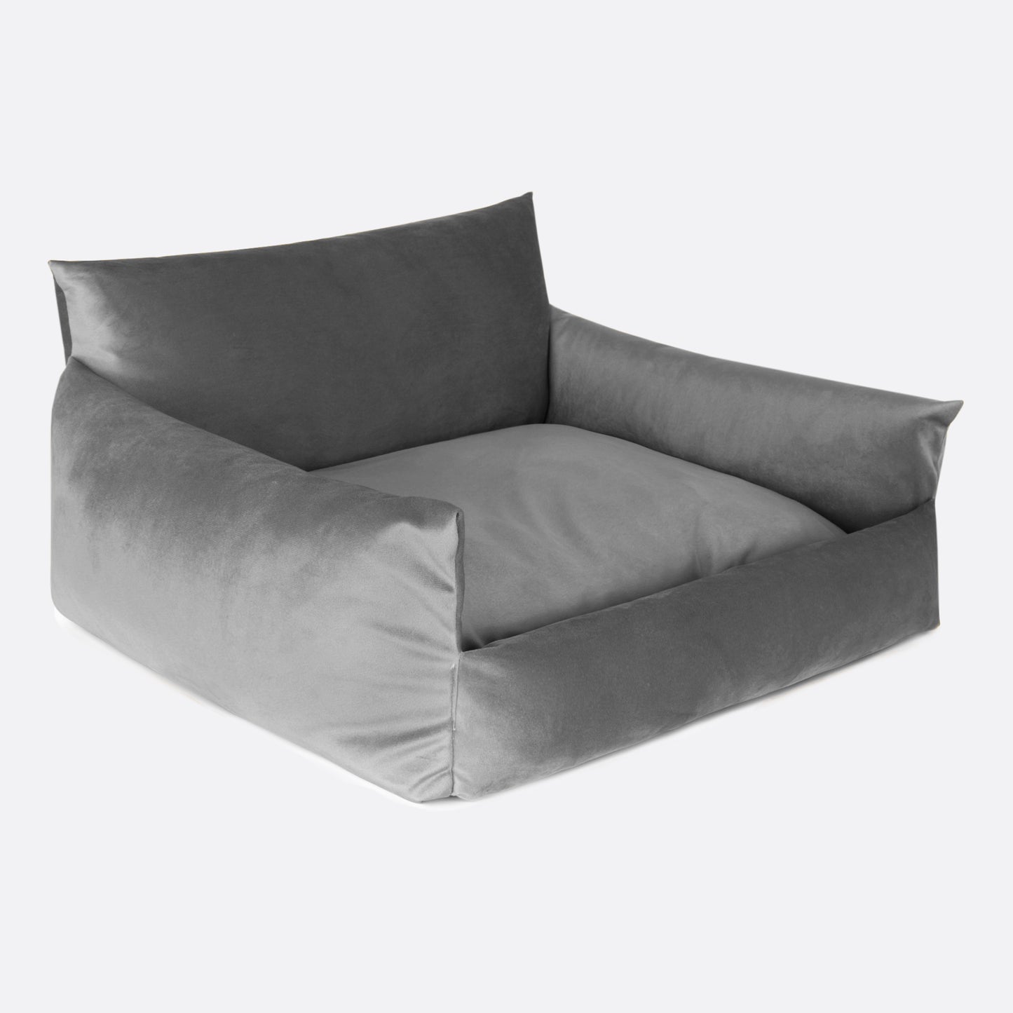 Divanetto | Velluto Grigio