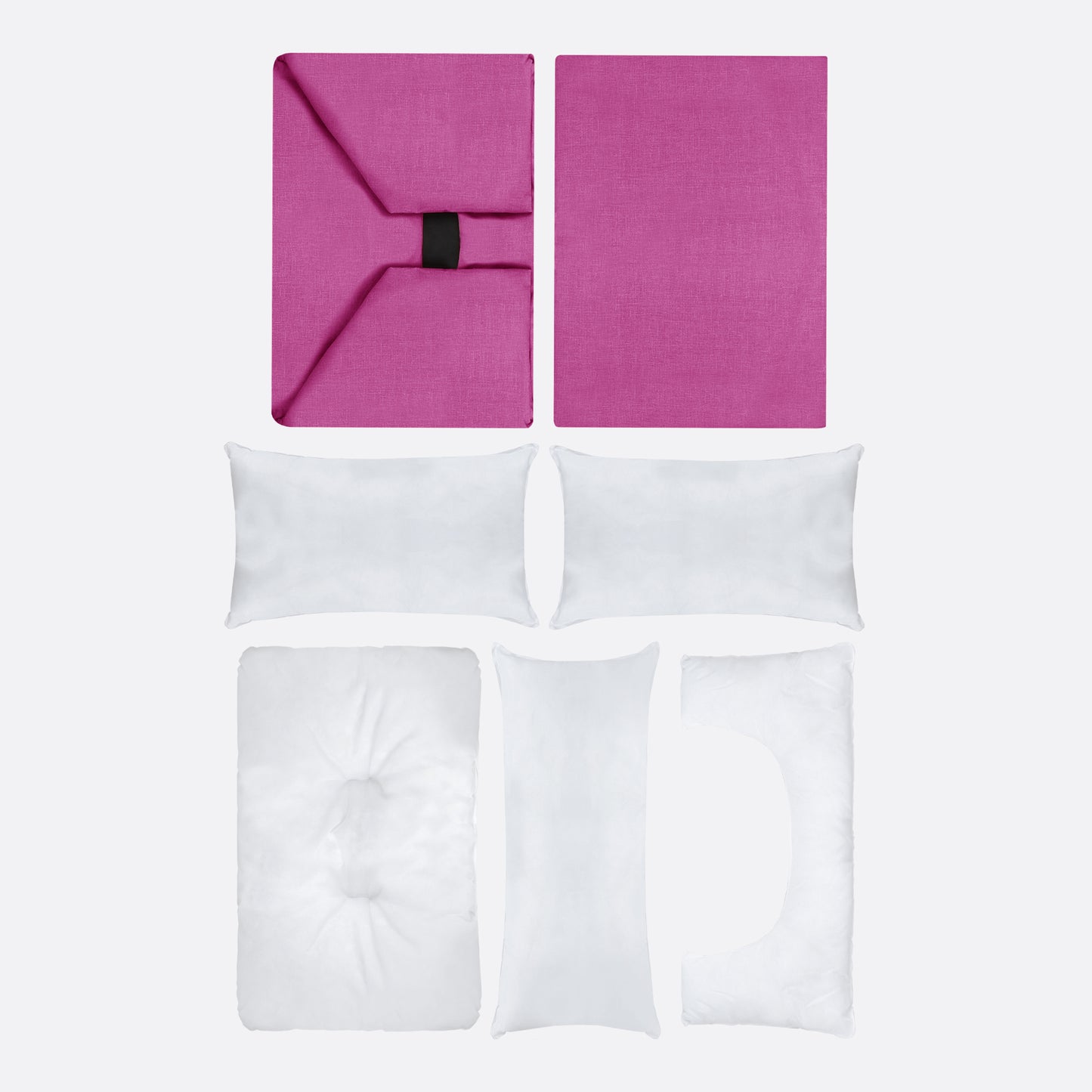 Poltroncina classica Sfoderabie | Fucsia