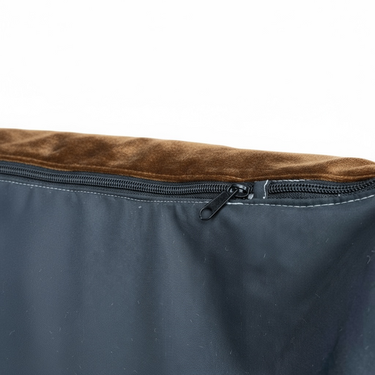 Divanetto sfoderabile|natalizia marrone