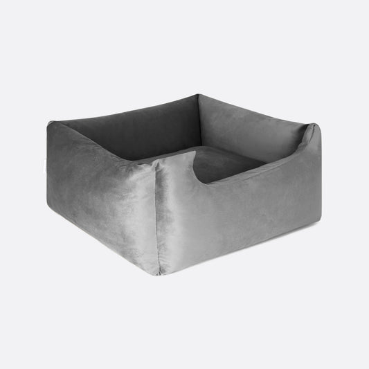 Poltroncina classica Sfoderabile | Velluto Grigio