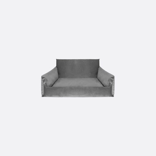 Divanetto | Velluto Grigio